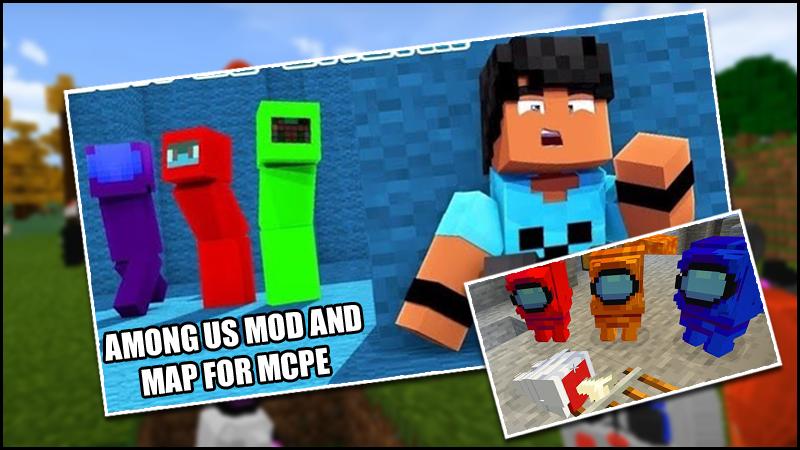 Among US Mod For Minecraftamong map for Android APK