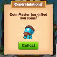 Free Daily Coin and Spin link for coin master Affiche