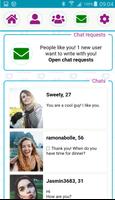 Dating Apps free & Single Flirt Chat by Lomeda imagem de tela 3