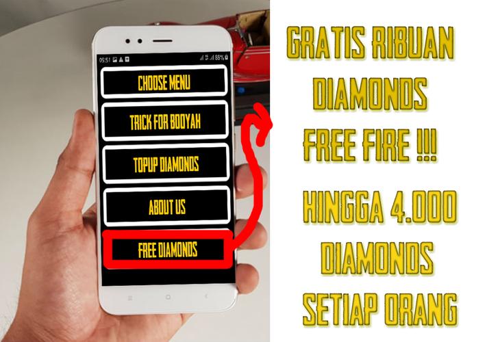 Diamonds Free Fire Gratis Giveaway Diamonds For Android