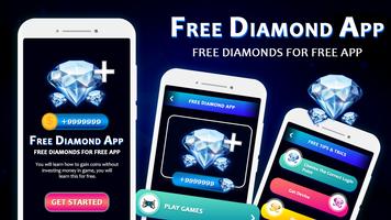 Free Diamonds for Free App Affiche