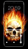 برنامه‌نما Skull Lock Screen عکس از صفحه