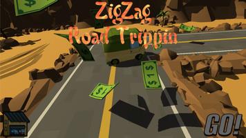 ZigZag Road Trippin الملصق