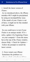 Fix iPhone Error Guide ảnh chụp màn hình 1