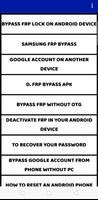 Guide for android FRP bypass 海報