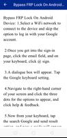 Guide for android FRP bypass 截圖 1