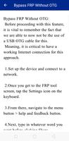 Guide for android FRP bypass Screenshot 2