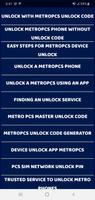 Metropcs Master Unlock Guide পোস্টার
