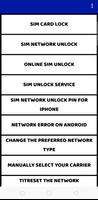 SIM Network Unlock Guide poster