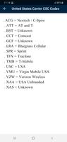 Samsung Country CSC Code Guide screenshot 2