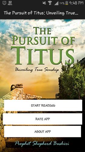 The Pursuit Of Titus By Prophet Shepherd Bushiri For Android Apk Download