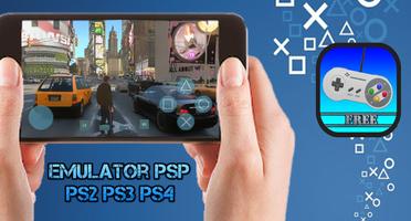 TÉLÉCHARGER ET JOUER: Emulateur PSP PS2 PS3 PS4 Affiche