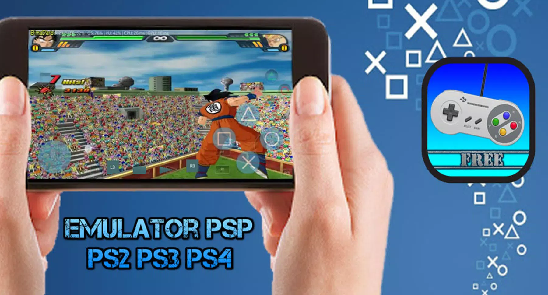 Descarga de APK de DOWNLOAD & PLAY: Emulator PSP PS2 PS3 PS4 Free para  Android