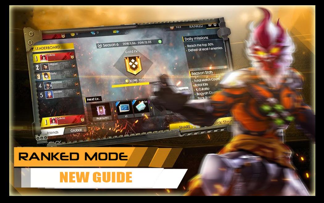 Guide For Free Fire Free Diamonds And Skills For Android