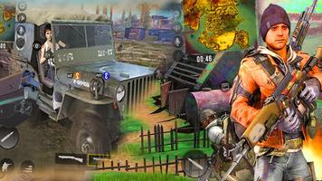 Firing Survival Squad Free Fire: Battlegrounds FPS पोस्टर