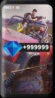 2 Schermata Fire Free unlimited diamonds hacks