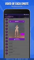 FF FREE Emotes Dances Shop Diamonds For BR 2020 screenshot 2