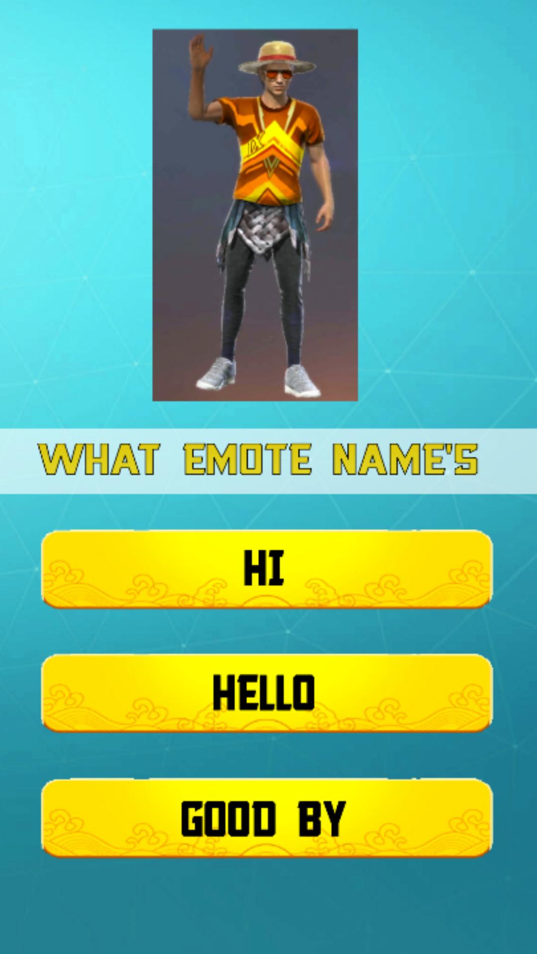 Emote Skins Weapons Guide Quiz For Free Fire For Android Apk Download