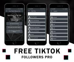 برنامه‌نما Tiko Pro - Free Fans Followers For Tik Tok عکس از صفحه
