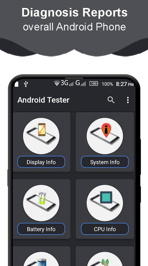 Тестировщик андроид. 17 Your Phone Test application atvet.