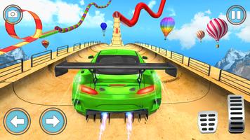 Superhero Crazy Car Stunt Game Affiche