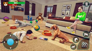 Virtual Pet Dog Simulator Game Affiche