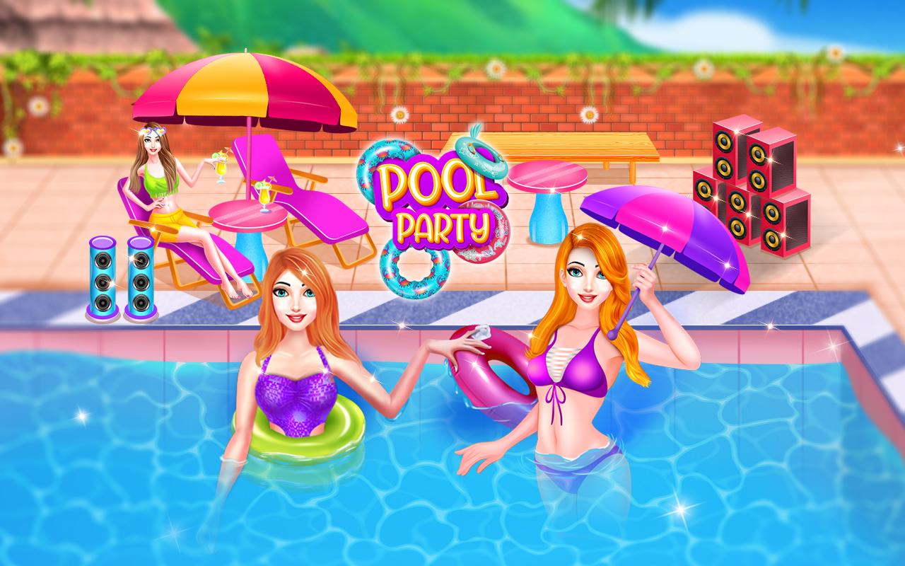 8 Schermata Pool Party - Girls Games.