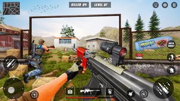बंदूक वाला गेम्स शूटिंग युद्ध स्क्रीनशॉट 3