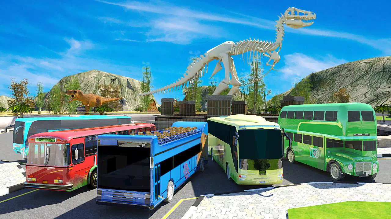 Dinosaur Park:Tour Bus Driving