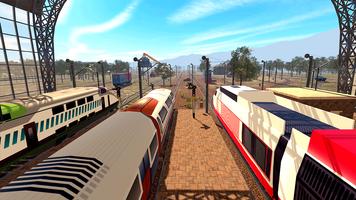 Train Racing Euro Simulator 3D captura de pantalla 2