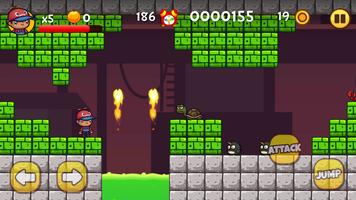 Bob Run Jungle Adventure Game ảnh chụp màn hình 2