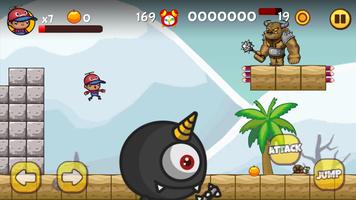 Bob Run Jungle Adventure Game ảnh chụp màn hình 3