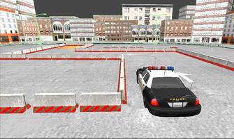 Polis Araç Otoparkı 3D Ekran Görüntüsü 1