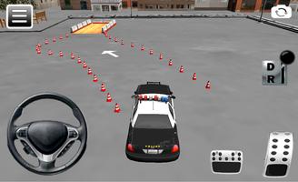 Polis Araç Otoparkı 3D Ekran Görüntüsü 3