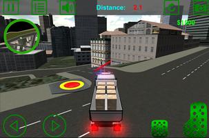 police truck simulator: city capture d'écran 1