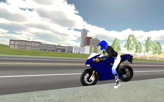 Pilote de moto 3D capture d'écran 3