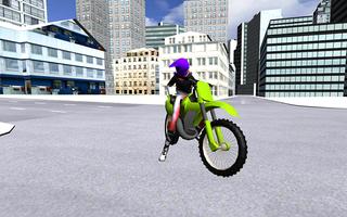 Moto, conduite, 3D, ville capture d'écran 1