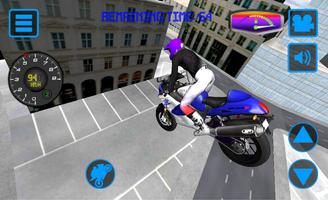 Moto, conduite, 3D, ville capture d'écran 2