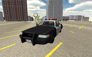 piloto de coches de policía 3D captura de pantalla 1