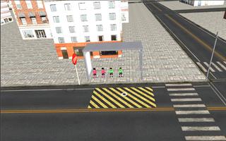 3D chauffeur de bus scolaire capture d'écran 2