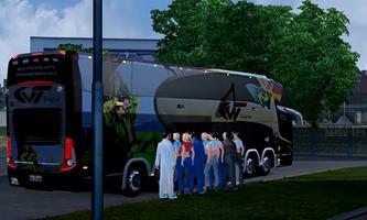 Heavy Euro Bus Simulator 2 الملصق