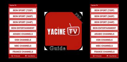 Yacine TV App Live Guide Plakat