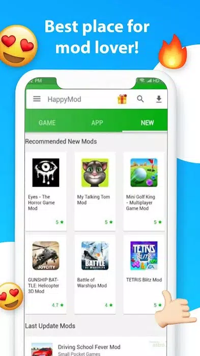 Baixe os melhores jogos com a loja de aplicativos HappyMod