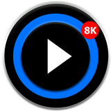8K Video Player Zeichen