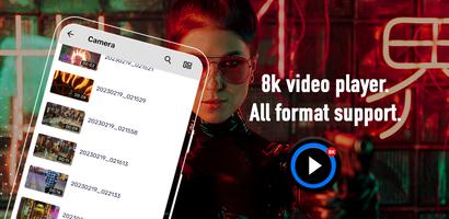 8K Video Player โปสเตอร์