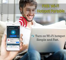 Podłączyć do Internetu i bezpłatny WiFi Hotspot Po plakat