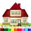 ColorFun: House Coloring Book icon