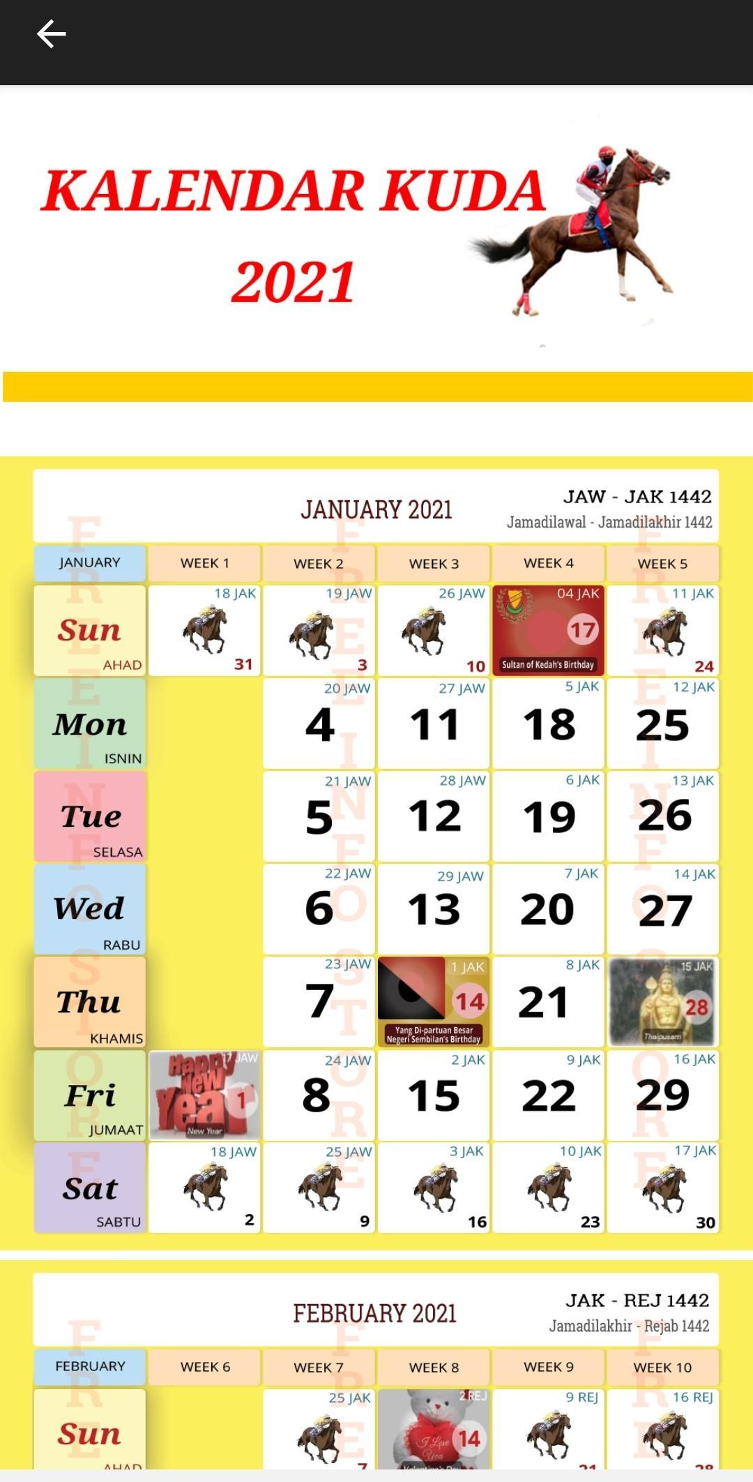 Kalendar Kuda 2021 For Android Apk Download chinese new year 2021 calendar kuda