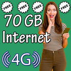 Daily Free 25 GB - Internet data Prank أيقونة