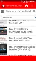 برنامه‌نما How to get free internet عکس از صفحه